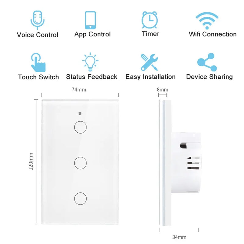 Wifi interruptor de luz inteligente